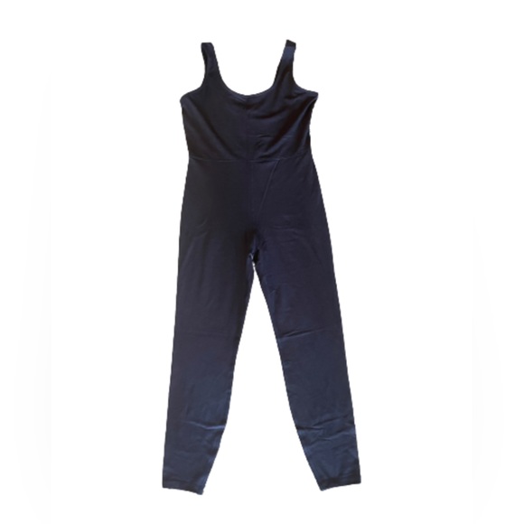 🆕 GapFit Gap Women Brushed Jersey One-Piece Bodysuit Navy Blue M - Picture 7 of 11
